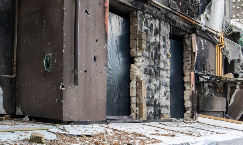 Adobe Wall Repair detail